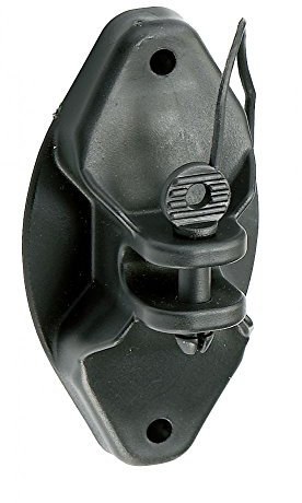 Kerbl 100 Stück Pinlock Isolator schwarz Weidezaunisolator äußerst robust Elektrozaun
