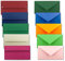 50x farbige Brief-Umschläge gemischt - DIN Lang - 110 x 220 mm - Bunte Mischung - Haftklebung/Nassklebung - Mit und Ohne Futter - Gustav NEUSER