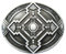 Schnalle123 Gürtelschnalle Celtic Keltisch Schild Wikinger Kreuz 3D Optik für Wechselgürtel Gürtel Schnalle Buckle Modell 243