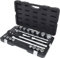 KS Tools 911.0751 - Coffret de douilles 12 pans et accessoires 3/4'' - Système FlankTraction - En Chrome Vanadium - Finition Satinée - 21 pièces