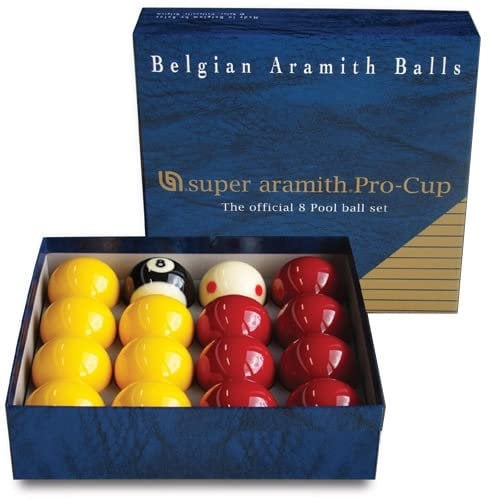 Aramith Pool Super Pro Cup Balls 50.8mm