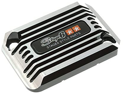 Bremszylinder Abdeckung Stage6 CNC cooling style Yamaha Aerox Schwarz