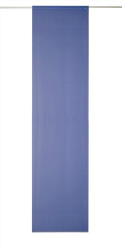 Neutex for you! Deko Trends Kos 8174 01 599 Schiebevorhang mit Alupaneelwagen und Beschwerungsstab, blau