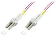 Mcab 7003403 LC/LC 50/125 3M OM4 LSZH Duplex Jumper Kabel violett