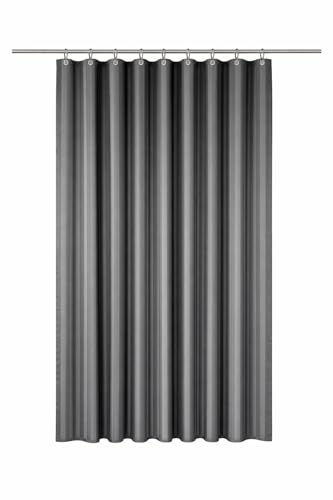 ROLLER Duschvorhang HILTON - anthrazit - 180x200 cm