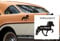 blattwerk-design KFZ-Aufkleber, ISI-Power, Isländer, Pferd, Autoaufkleber, Verschiedene Größen und Farben zur Auswahl (M090 Silber, 100 mm x 130 mm)