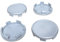 Lot de 4 cache-moyeux 59 mm / 55 mm - Capuchons universels 59,0/55,0 mm - Couvercle de jante
