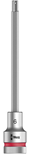 Wera 05003842001 8740 C HF ZYKLOP BIT SOCKET WITH 1/2 DRIVE WITH HOLDING FUNCTION 6 X 140 MM