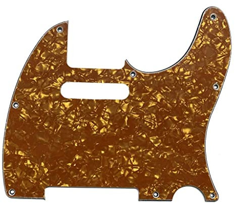 KAISH Gold Pearl Schlagbrett für Telecaster, Schlagbrett für Telecaster