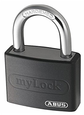 Abus - T65AL/40 40mm Cadenas en aluminium noir Keyed Alike 6401 - ABUKA49944