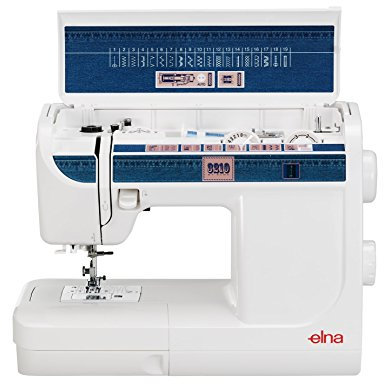 Elna Freiarm Nähmaschine Modell 3210 Jeans Edition mit 19 Programmen
