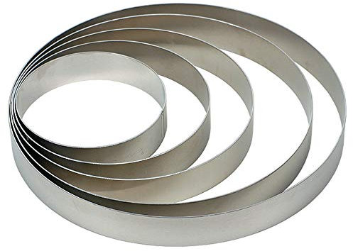 Tortenring Set für 4 er Tortenständer Hochzeitstorte 60 mm hoch
