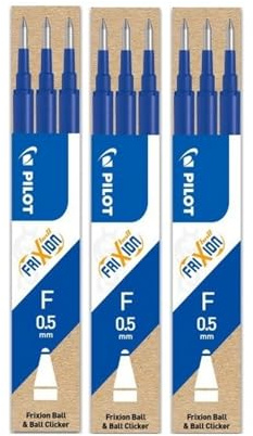 Pilot Frixion Ball Mine 0.5 blau 9er Set