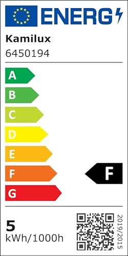 3 x Kamilux Power MCOB LED 5W GU10 Hochvolt Leuchtmittel mit Power LEDs auf der Platine in der Lichtfarbe warmweiss