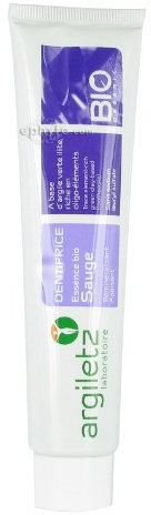 Argiletz Zahnpasta mit grünem Ton und Bio-Salbei, 75 ml