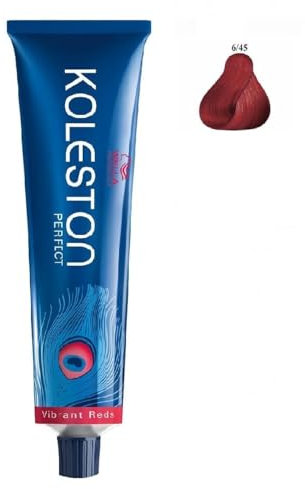 Wella Professionals Koleston Perfect Permanente CremeHaarfarbe, 6/ 45 dunkel Blond rot mahagonis, 1er Pack (1 x 60 ml)