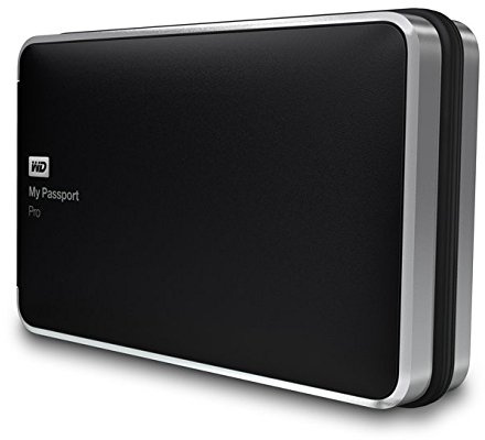 Western Digital 4Tb My Passport Pro - Hard Disk Esterno Portatile Thunderbolt Wdbrnb0040Dbk-Eesn