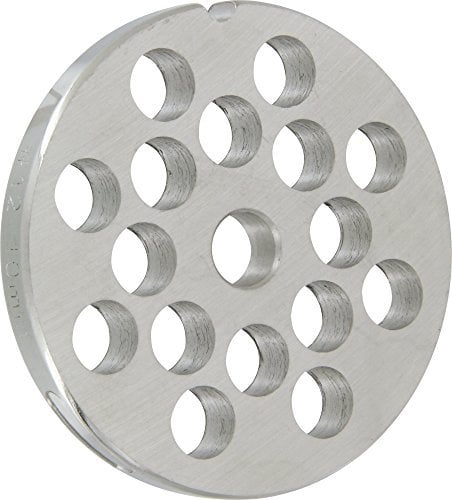 REBER PIASTRA TRAFILA PIASTRA TC. 12 D. 10 INOX ACCIAIO INOX 18/21 per tritacarne elettrico n.12 diametro fori:10 millimetri