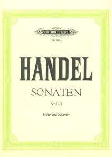 SONATEN 1 - arrangiert für Querflöte - Klavier [Noten / Sheetmusic] Komponist: HAENDEL GEORG FRIEDRICH