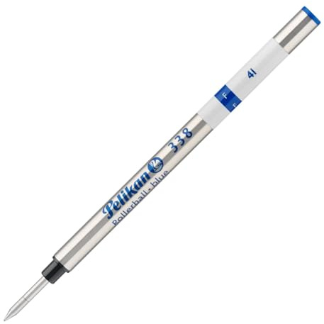 Pelikan 338 Rollerball Refill, For Pelikan Souveran and Celebry Rollerball Pens, Fine Point, Blue Ink, 1 Each (908467)
