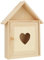 Rayher Armoire à clés À Cœur joie, boîte à clés bois FSCMixCred nature, 62405000, Marron, 26 x 20.5 x 5.5 cm, Petit