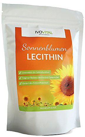 Sonnenblumen Lecithin Pulver, IVOVITAL® (allergenfrei und gvo-frei) (600 g)