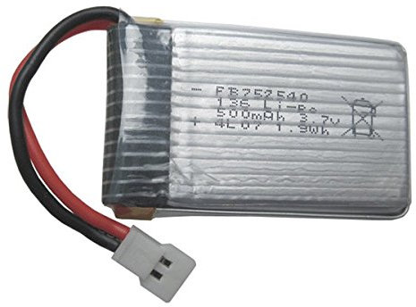 s-idee® 01507 | 1 x 3.7V 500 mAh Akku für Quadrocopter 01508 X5SC X5C X5SW X5W Quadro mit HD Kamera