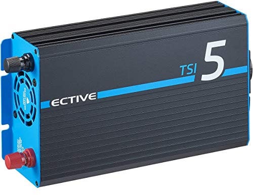 ECTIVE Reiner Sinus Wechselrichter TSI 5-500W, USB, 12V auf 230V, Überlastschutz, Überhitzungsschutz, NSV, USV Funktion - DC/AC Spannungswandler, Umwandler, Stromwandler für Haushaltsgeräten