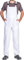 ProWear Arbeitslatzhose Herren Arbeitshose Latzhose, Weis, Gr.- M