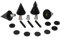 Dayton Audio DSS4-BK Speaker Spike Set 4 Pcs.