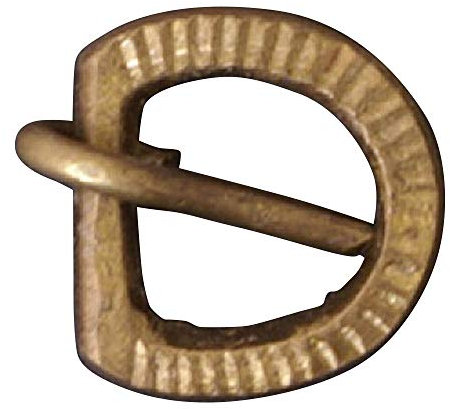 Ulfberth Mittelalterliche Riemenschnalle aus Messing Riemenbreite: bis ca. 12 mm
