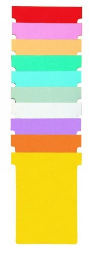 Nobo A50 Size 2 T-Cards - Yellow (Pack of 100)