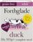 Forthglade Wet Dog Food (18 x 395g Trays) - Grain Free & Hypoallergenic Dog Food, Adult 1 Year+, Duck with Vegetables, Complete Stomach Sensitive Meals with Natural Ingredients