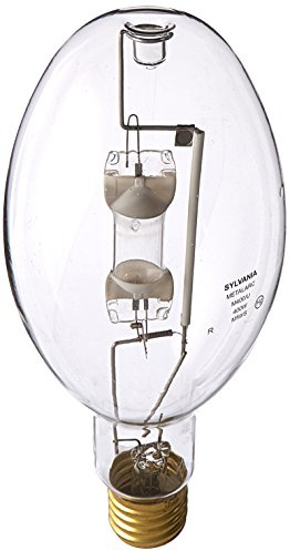 LEDVANCE SYL64036 M400/U/ED37 Clear Metal Halide Lamp, ED37 Mogul Screw (E39), 400 W, 4000K, 1 Count (Pack of 1)