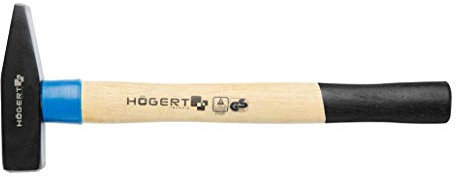 HÖGERT HT3B005 - Martillo de cerrajero (500 g), color azul y negro