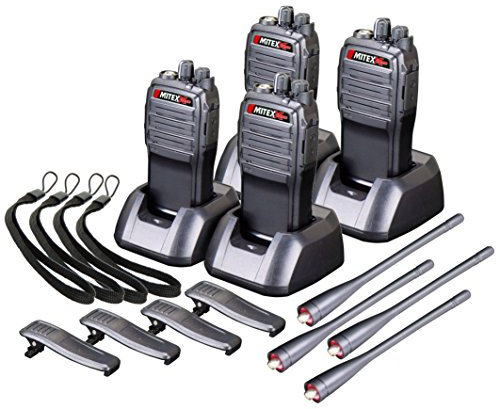 Mitex GENERAL XTREME IP66 UHF LICENSED HANDHELD TWO WAY RADIO (Quad Pack)