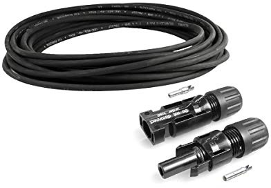 Offgridtec 0005-10001 Easy-Connection Kit 1-4 mm² 10 m Solarkabel und MC4 Stecker