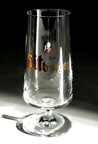 Bitburger Stem Glasses 0.3L (Set of 2) Continental Half Pint Glasses