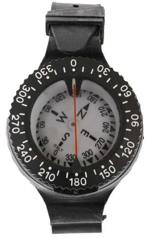 Mares Strumento Missione 1 C Polso Bussola Tascabile, Colore: Nero/Nero, Taglia Unica, Unisex, Instrument Mission 1C Wrist, Nero/Nero, One Size SO