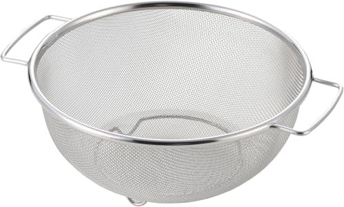 Mizurido II 18-8 with both hands round colander with legs 24cm SH9013 (japan import)
