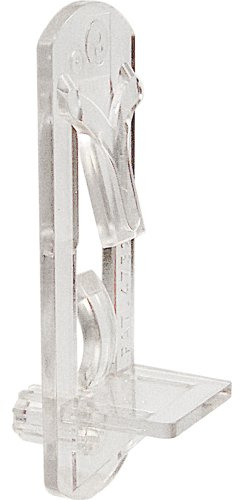 prime-line Produkte R 7316 Arretierung Regal Heringen, 1/4 in. Peg X 1/2 in. Ablage, Kunststoff, klar (6 Stück)