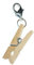 Miniblings Bois Pince à Linge Charm Tirette - Bijoux Fantaisie Main argenté plaqué I Pendentifs - breloque Pendentif - Pendentif pour Bracelet