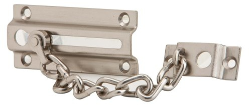 SCHLAGE Ives by Schlage 481F15 Chain Door Guard, Satin Nickel