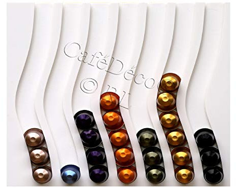 Cafedeco support, porte capules, distributeurs compatible pour capsules nespresso 70B 33x32x1cm