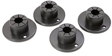 Bo-Camp 5314900 Set mit 4 Stabilisatoren, Schwarz, one Size