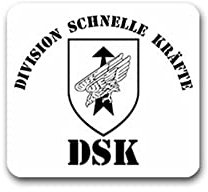Aufkleber/Sticker Division Schnelle Kräfte DSK deutsches Heer BW 8x7cm A2650