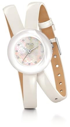 Folli Follie Women's Watch WF13F030SSW_White, White, 28MM, Strip