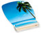 3M MW308BH Tapis de Souris en Gel Transparent avec Repose-Poignet Motif Plage 15,2 x 21,4 x 21,4 cm