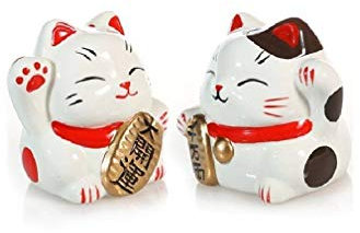 Lechineuse - 2 Maneki Neko giapponesi