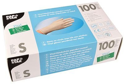 Handschuhe, Vinyl gepudert transparent Größe S Einweghandschuhe-Laborhandschuhe. Menge: 1000 St